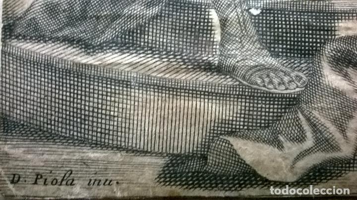 Arte: Grabado antiguo.Medida 19x26 cm - Foto 7