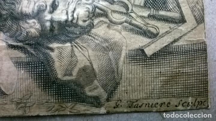 Arte: Grabado antiguo.Medida 19x26 cm - Foto 8