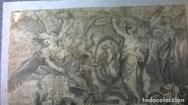 Arte: Grabado antiguo.Medida 19x26 cm - Foto 10