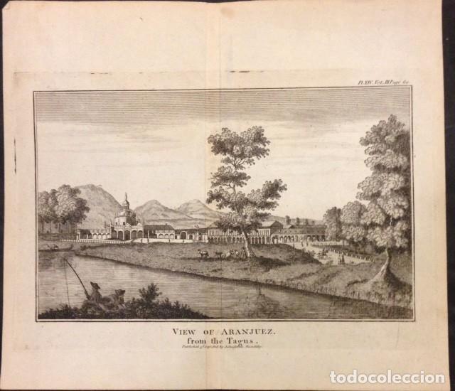 Arte: GRABADO DE ARANJUEZ AL ACERO DE 1808. - Foto 1