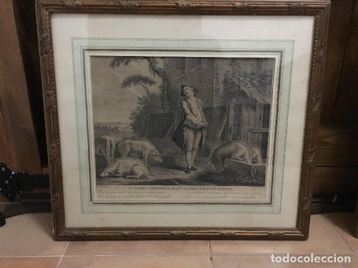 Arte: GRABADOS DEL S.XVIII. Francia - Foto 3