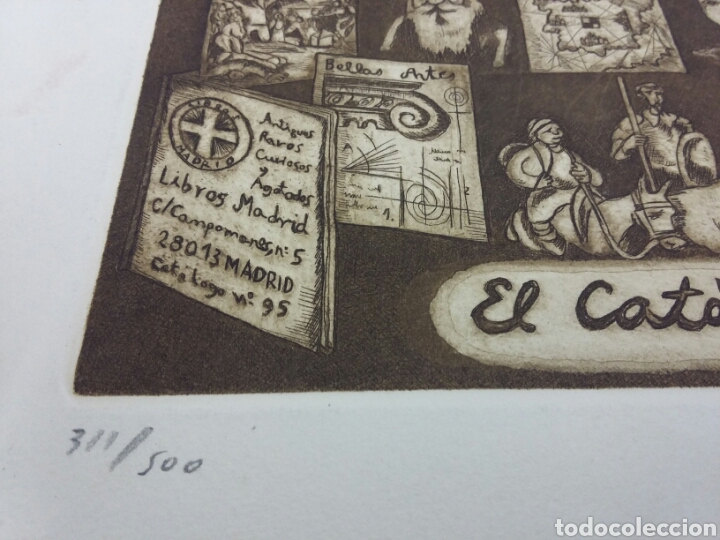 Arte: Grabado aguafuerte el catalogo - Foto 2
