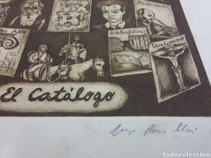Arte: Grabado aguafuerte el catalogo - Foto 3