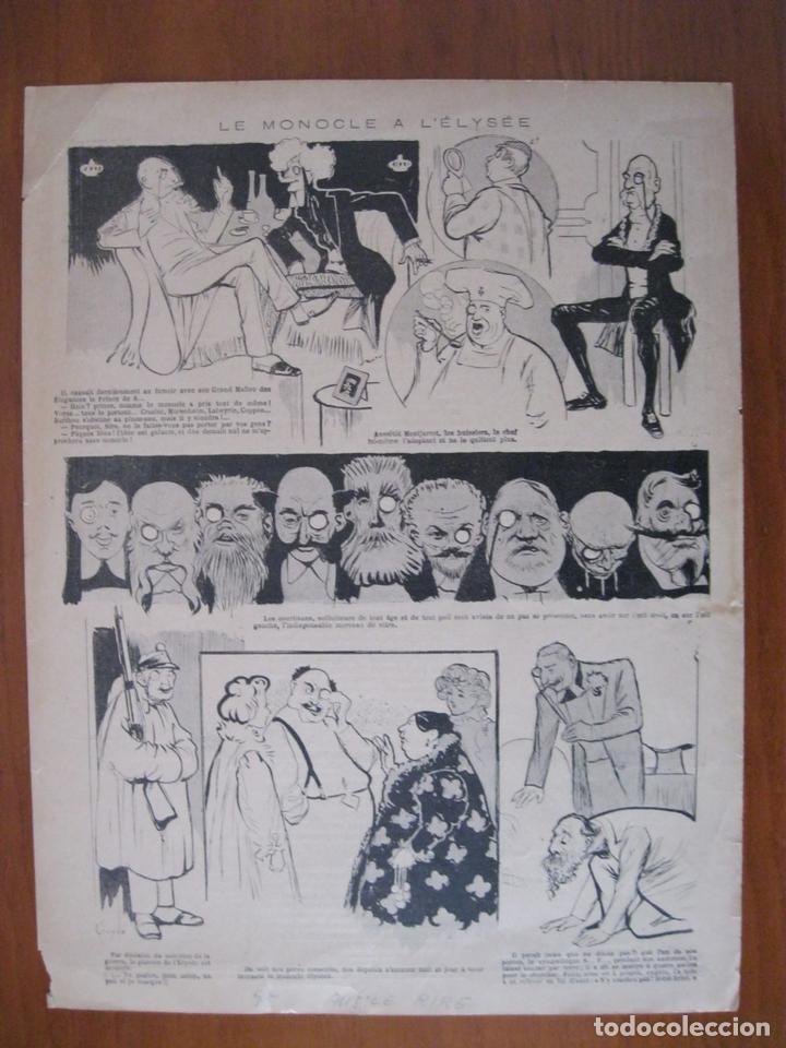 Arte: Vi&ntilde;etas humor&iacute;sticas, 1895. An&oacute;nimo - Foto 1