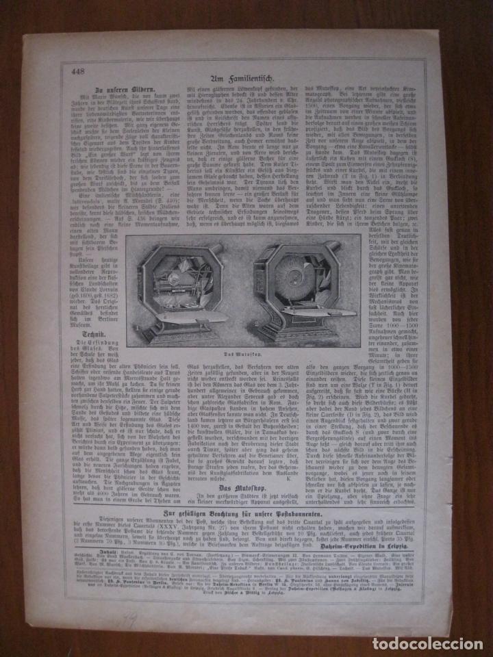 Arte: M&aacute;quina alemana, 1899. An&oacute;nimo