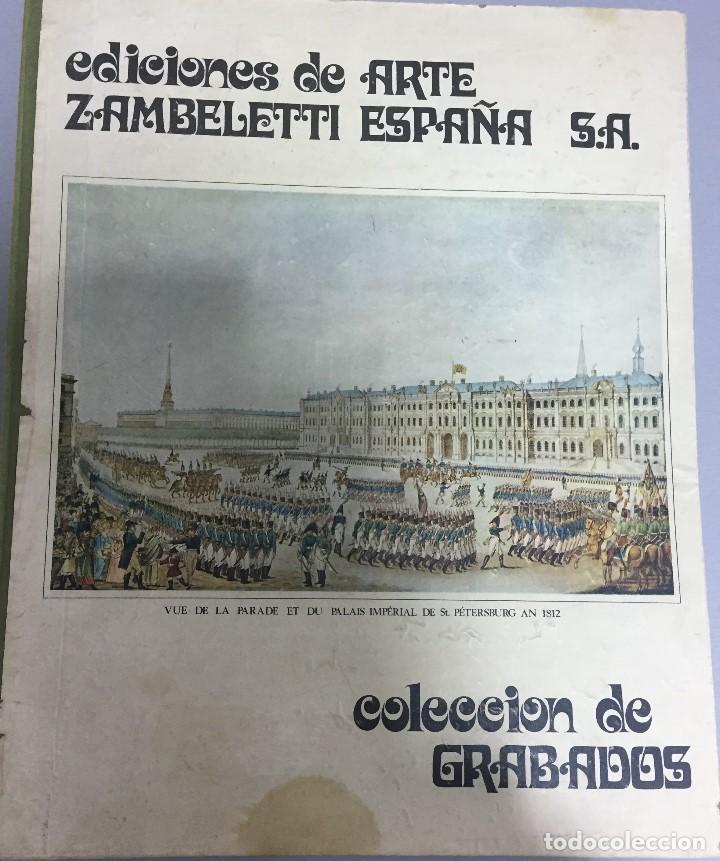Kunst: 15 GRABADOS ED. ARTE ZAMBELETTI SERIE CACERIAS, CATEDRALES Y CIUDADES