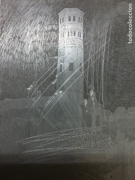 Arte: Plancha original de Hernandez Quero,.. y destruida - Foto 1