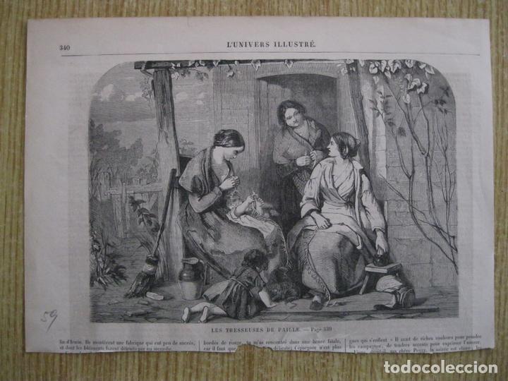 Arte: Las tejedoras de paja, 1859. - Foto 1