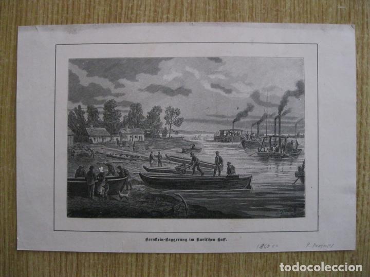Arte: Transporte fluvial, hacia 1860.