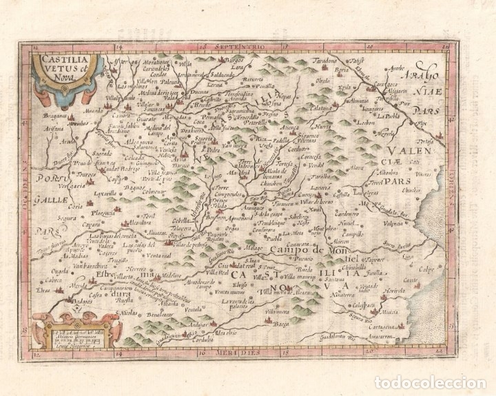 Arte: Mapa de Castilla del Siglo XVII - Foto 1