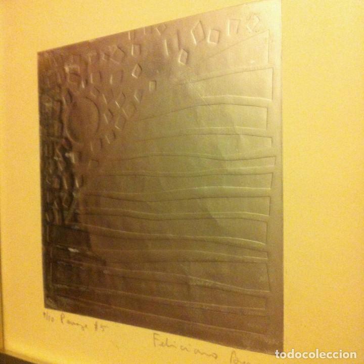 Art: Paisaje # 5  Grabado En Metal Original De Feliciano B&eacute;jar Artista Mexicano Firmado 1979