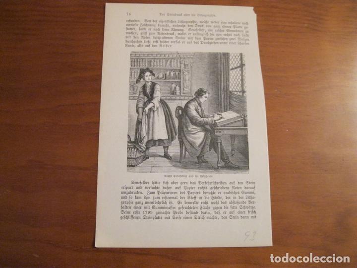 Arte: El escribano, 1893. An&oacute;nimo - Foto 1