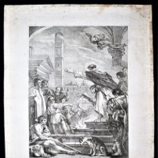 Arte: SEBASTIANO RICCI (1659 - 1734), PINTÓ - JOSEPH WAGNER GRABÓ. (GRABADOR Y EDITOR VENECIANO)