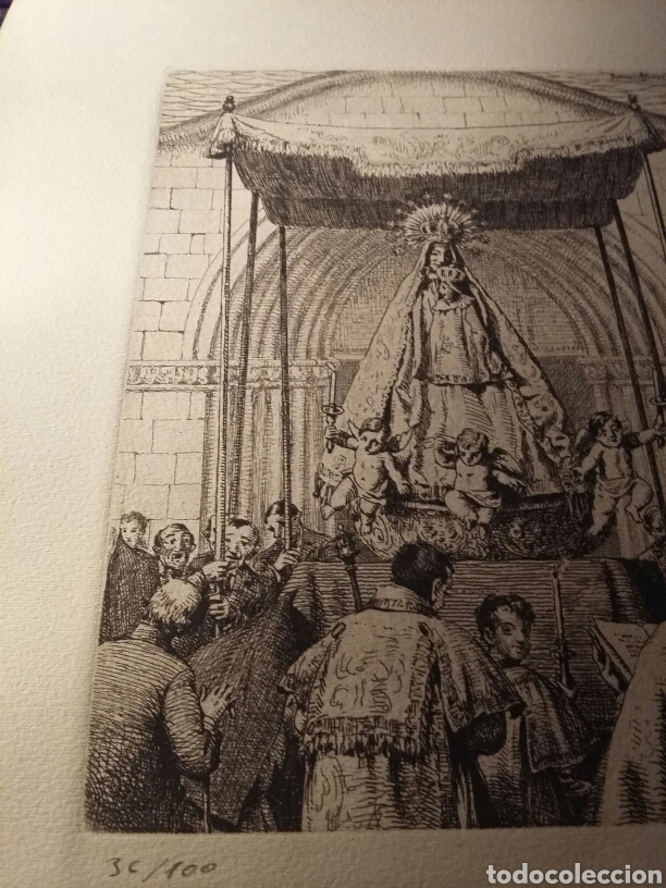 Arte: Grabado antiguo Ramon Borrell - Foto 3