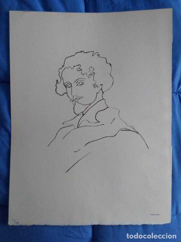 Art: Doroteo ARNAIZ (Madrid, 1936) aguafuerte de 38x50cms, firmado y numerado 121/195 En perfecto estado!