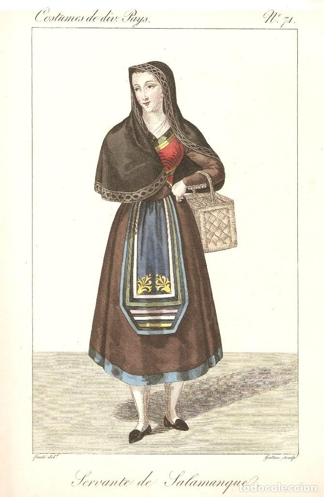 Art: Traje de una criada de Salamanca por Sant&eacute;