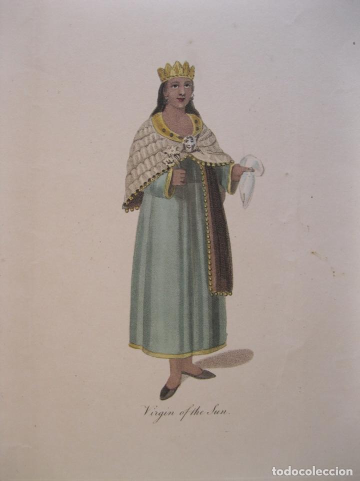 Arte: Representaci&oacute;n de la Virgen Inca del Sol, ca. 1850. An&oacute;nimo - Foto 1