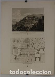 Arte: Palacio de Generalife (Granada, Espa&ntilde;a), 1806. Laborde - Foto 2