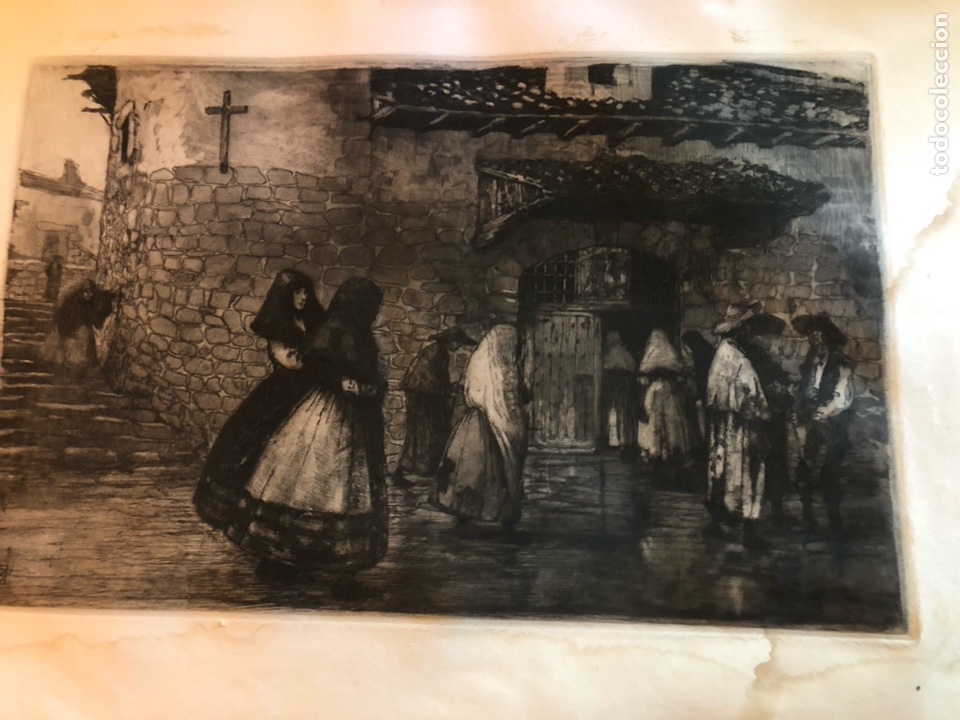 Arte: Acudiendo a misa Ricardo baroja - Foto 2