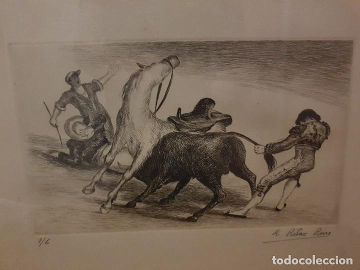 Arte: grabado de ramon ribas rius. - Foto 2
