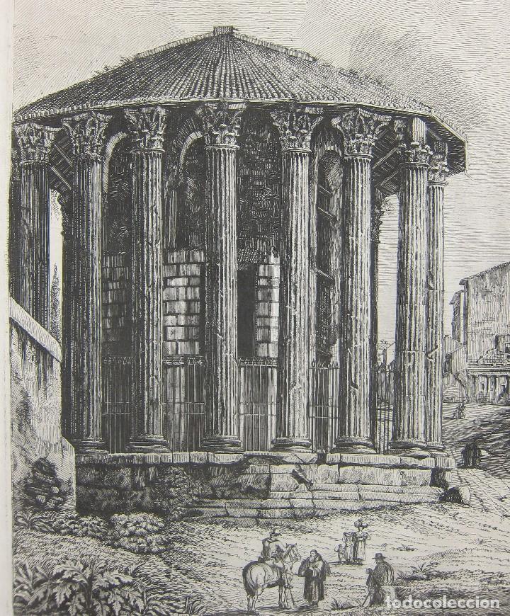 Arte: Rossini - Veduta del Tempio de Vesta - Foto 2