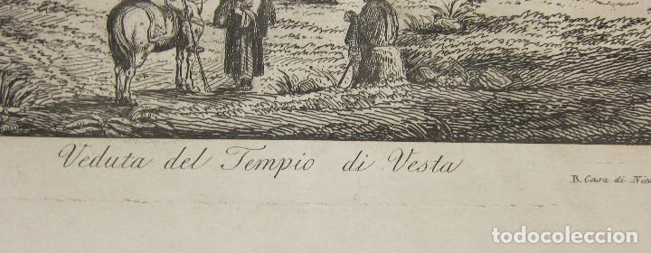 Arte: Rossini - Veduta del Tempio de Vesta - Foto 7