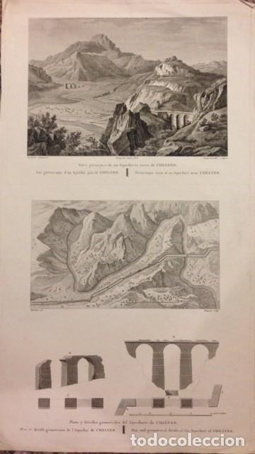 Arte: grabado 1806 de la obra voyage pittoresque et historique de e'spagne. laborde chelves valenCIA