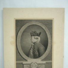 Arte: GRABADO S.XVIII GOBERNADOR DE GIBRALTAR SIR ROBERT BOYD, (1710-1794) CAIDA DE MENORCA