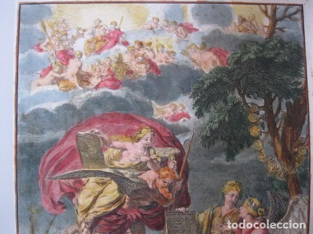 Arte: Frontispicio Atlas Historique Tomo 7, 1739. Chatelain - Foto 5