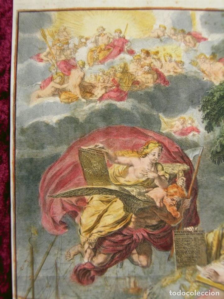 Arte: Frontispicio Atlas Historique Tomo 7, 1739. Chatelain - Foto 8
