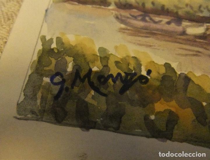 Arte: GERM&Aacute;N MONZ&Oacute; ACUARELA  MOLINO HOLANDA - Foto 2