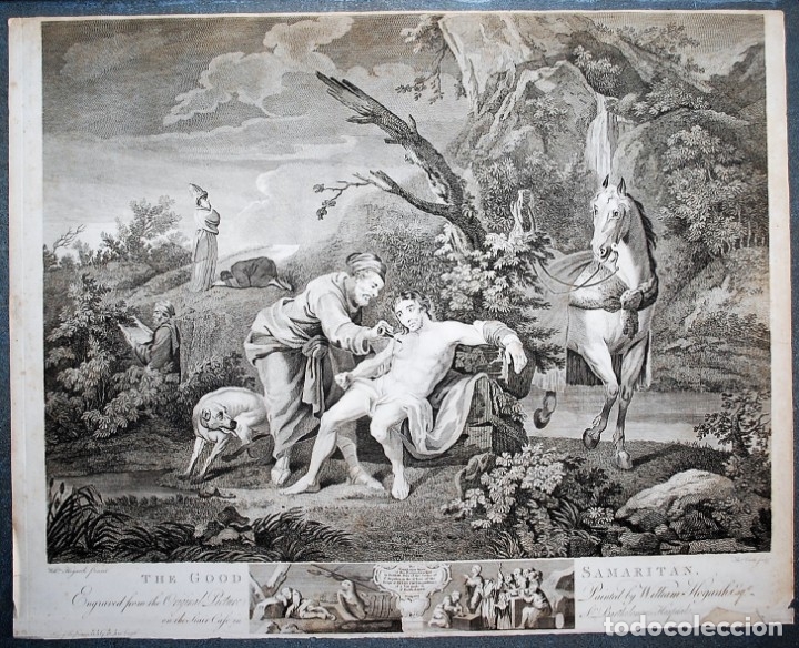 Arte: The Good Samaritan. William Hogarth. J. Cook, inc. - Foto 1