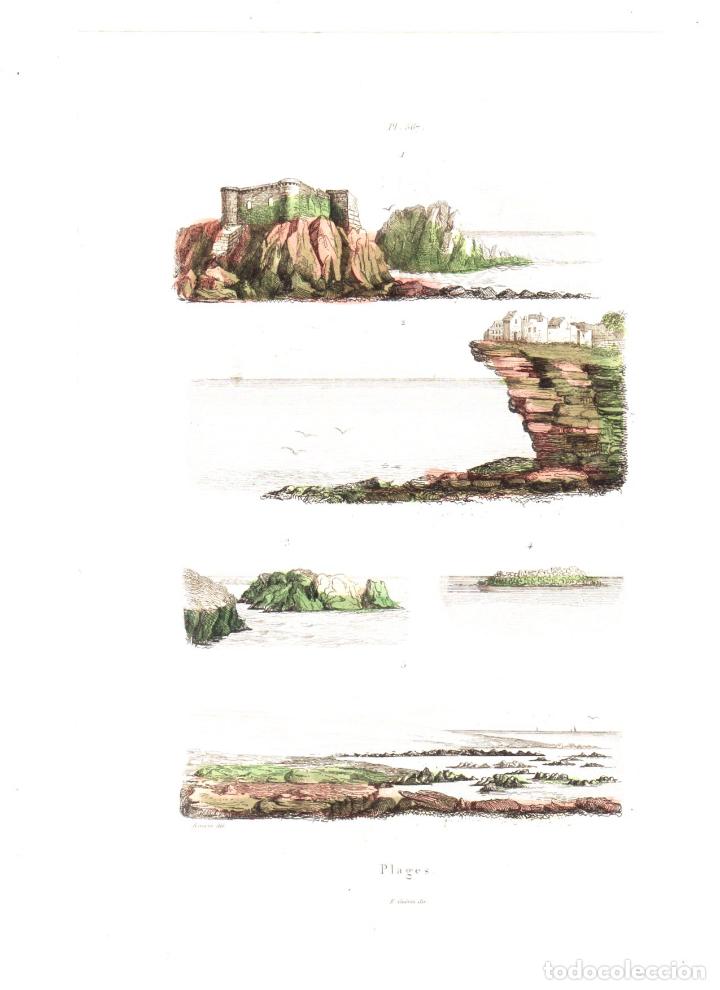 Arte: GRABADOS DE E. GU&Eacute;RIN DIR. PLAGES. - Foto 1