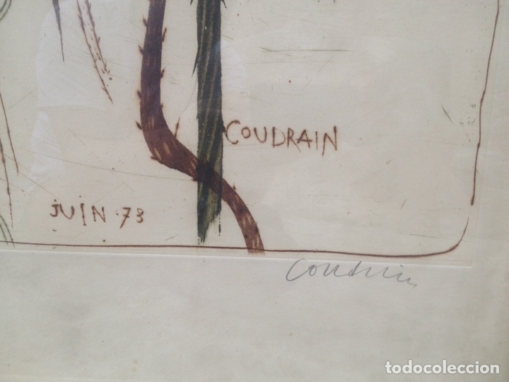 Arte: Brigitte Coudrain, grabado - Foto 4