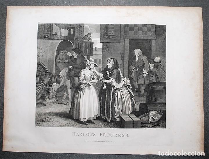 Arte: Harlots Progress. William Hogarth (1697-1764) - Foto 1
