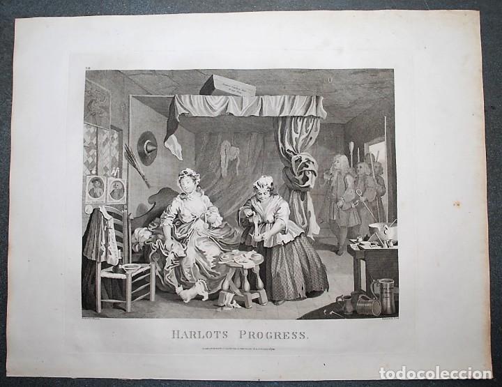 Arte: Harlots Progress. William Hogarth (1697-1764) - Foto 1