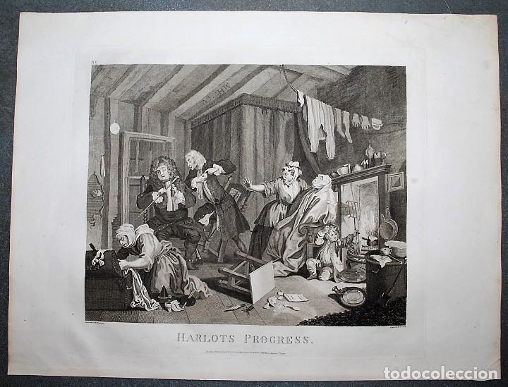 Arte: Harlots Progress. William Hogarth (1697-1764) - Foto 1