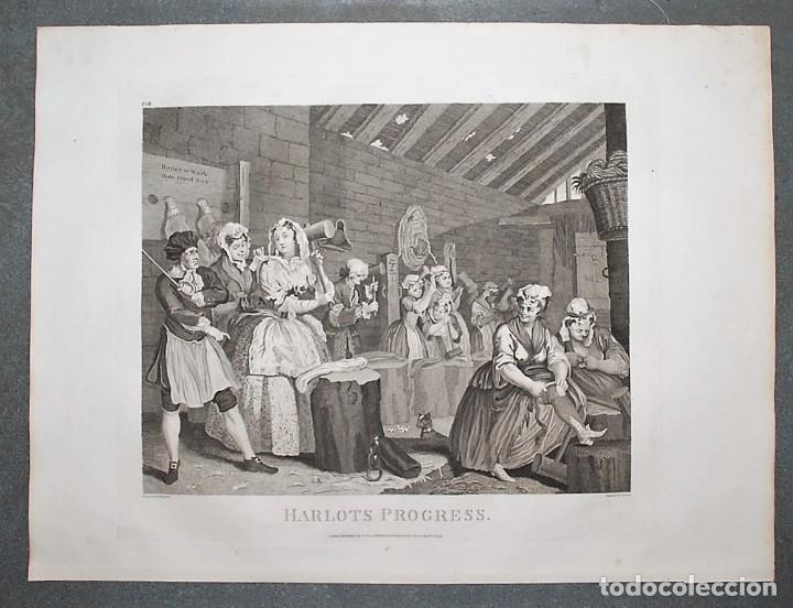 Arte: Harlots Progress. William Hogarth (1697-1764) - Foto 1