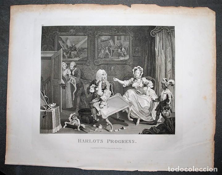Arte: Harlots Progress. William Hogarth (1697-1764) - Foto 1