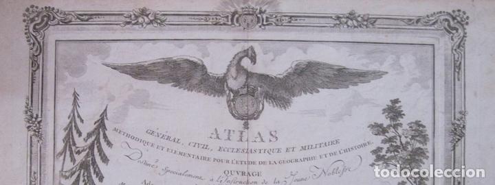 Arte: Frontispicio de Atlas, 1772. Desnos/ Brion de la Tour - Foto 2