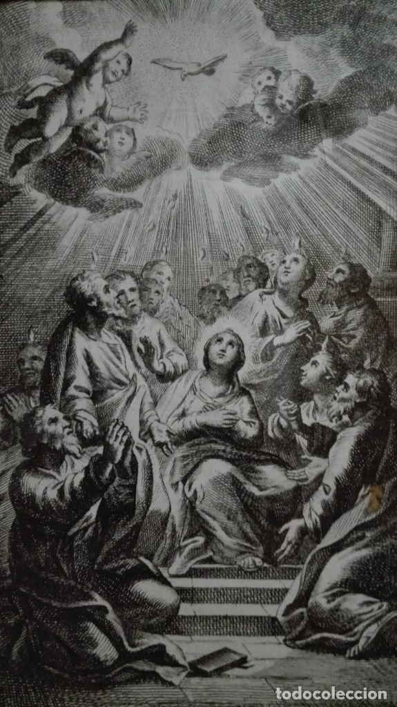 Arte: GRABADO S XVII PENTECOSTES - Foto 6