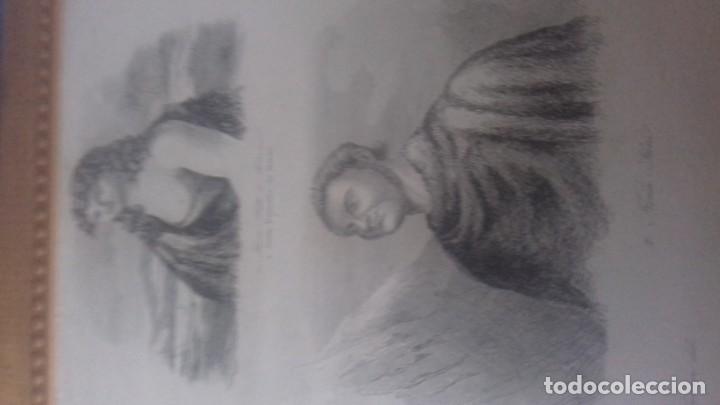 Arte: Grabado original del a&ntilde;o 1837 - Foto 3