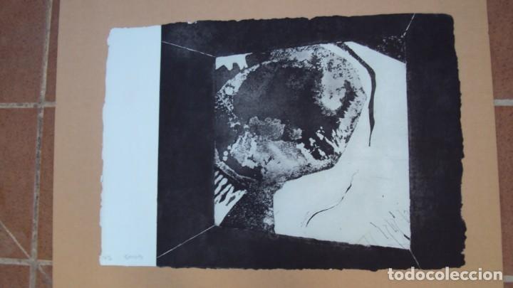 Art: Grabado de artista mejicano, firmado y numerado