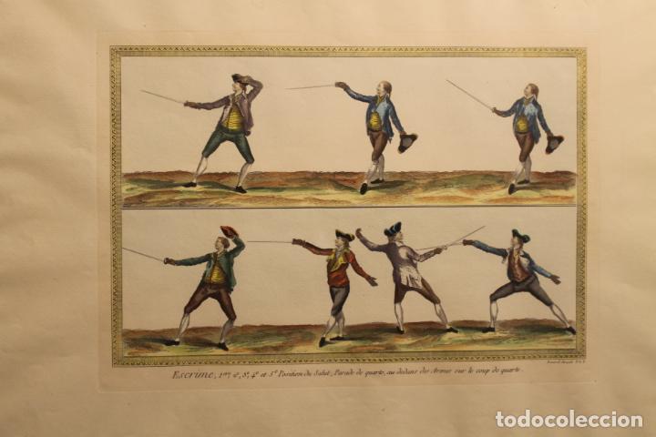 Arte: GRABADO ARTE DEL ESGRIMA - Foto 3