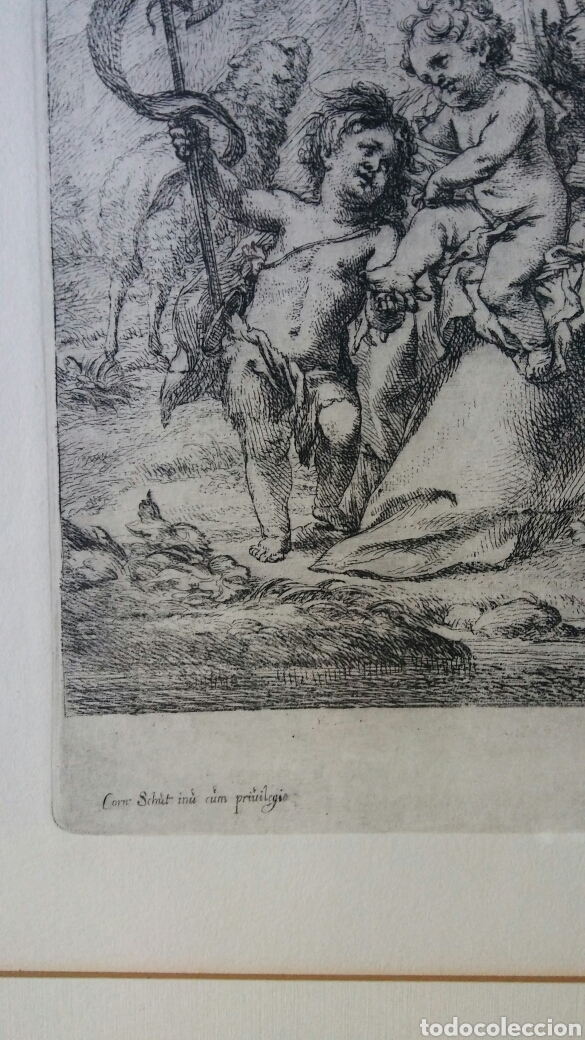 Arte: Grabado antigua de Cornelis Schut - Foto 5