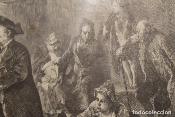 Arte: Antiguo grabado enmarcado - Foto 7