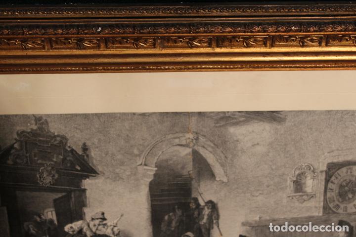 Arte: Antiguo grabado enmarcado - Foto 10