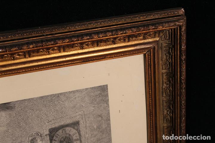 Arte: Antiguo grabado enmarcado - Foto 11