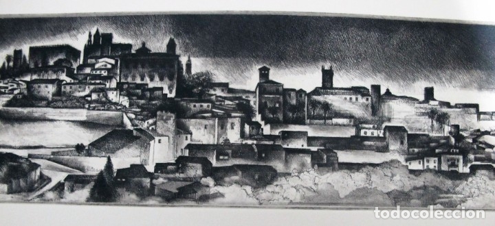 Art: GRABADO DE PEDRO VALHONDO VISTA PANOR&Aacute;MICA DE C&Aacute;CERES