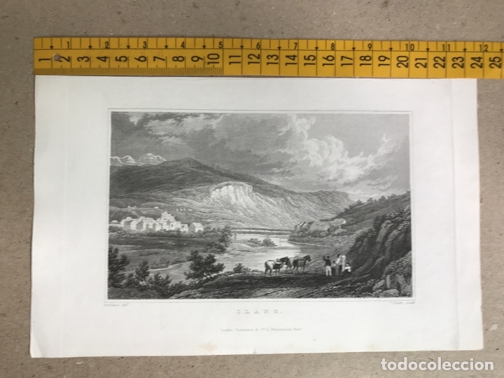 Vista De Ilanz En El Canton De Los Grisones S Buy Modern Engravings 19th Century At Todocoleccion